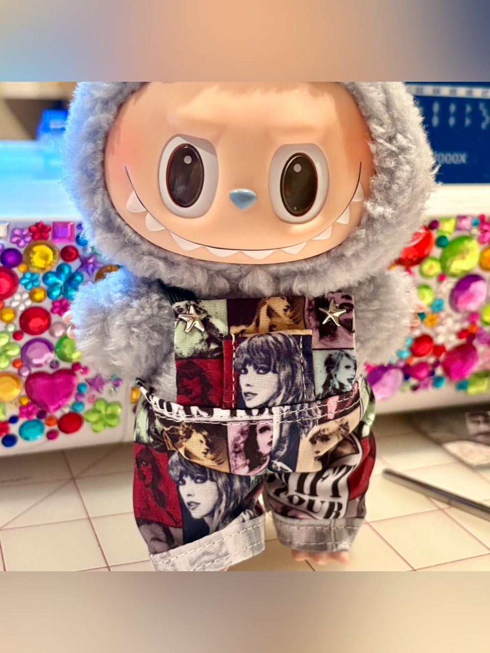 The Eras Tour Labubu Overalls Cute Outfit for the Monsters Taylor Swift Swiftie